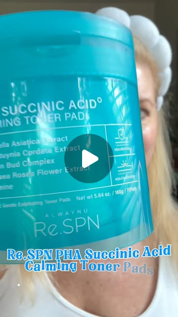Succinic Acid Calming Toner Pads — Re.SPN